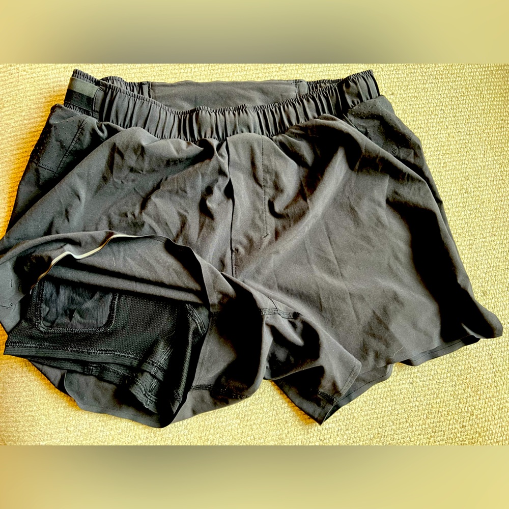 Lululemon Men’s lined Surge Short 4” inseam